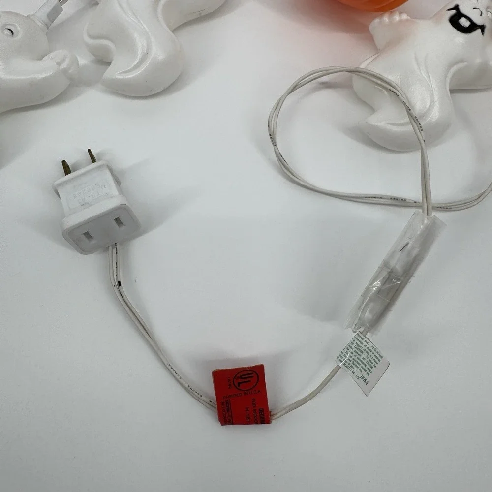 Vintage Halloween Ghost & Jack-O-Lantern String Lights‎ – Tested & Working Retro